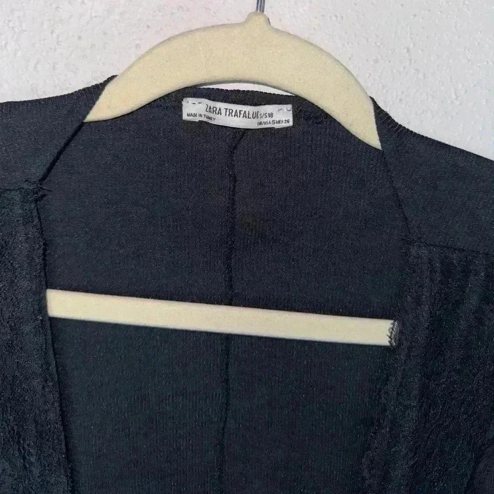 Zara Black long sleeve bodysuit size small - Picture 3 of 6